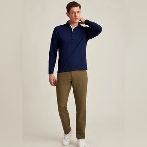 Bonobos Golf Shirt 1/4 Zip Pullover Men’s XL Navy Blue Long Sleeve Sweatshirt